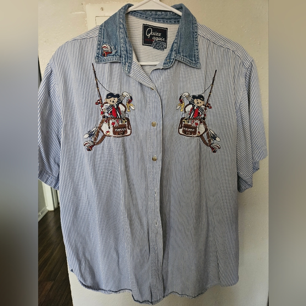Let's Quizz again vintage top